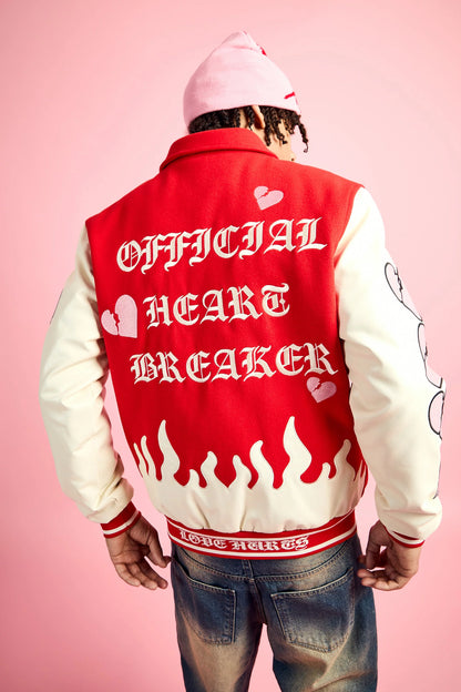 Campera Universitaria Heart breaker