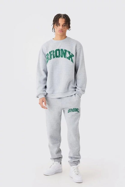 Conjunto Oversize de Buzo y pantalón deportivo Bronx