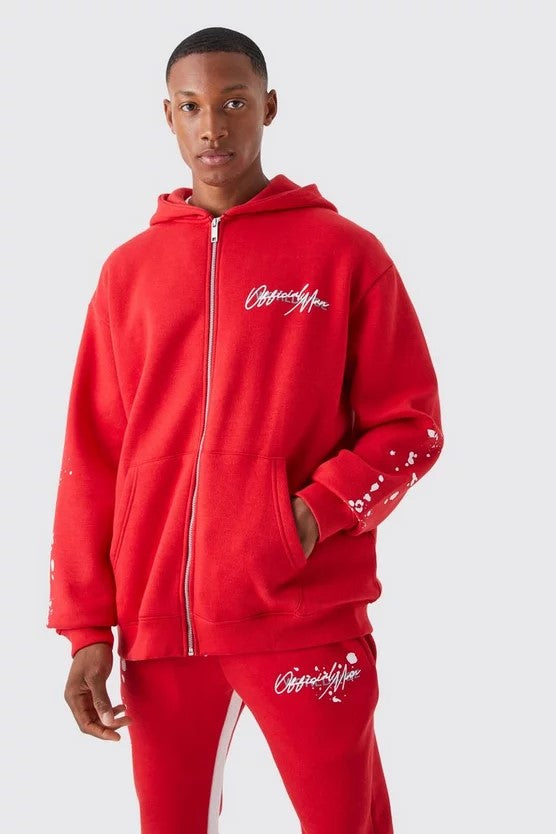 Conjunto Oversize de Campera y pantalón Graffiti