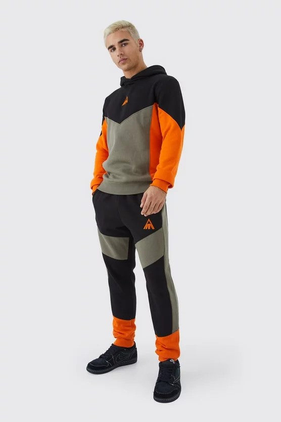 Conjunto de Canguro y pantalón Orange flex