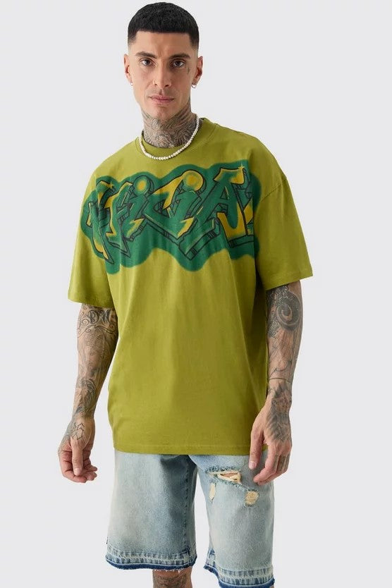 Camiseta Oversize Graffiti OFCL