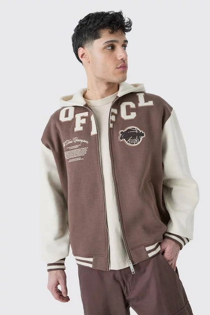 Campera Oversize Varsity OFFCL