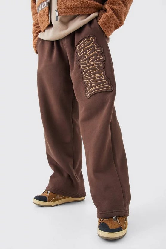 Pantalon Jogger Varsity Official Chocolate