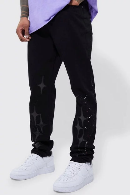 Pantalon Jean Slim Graffiti star