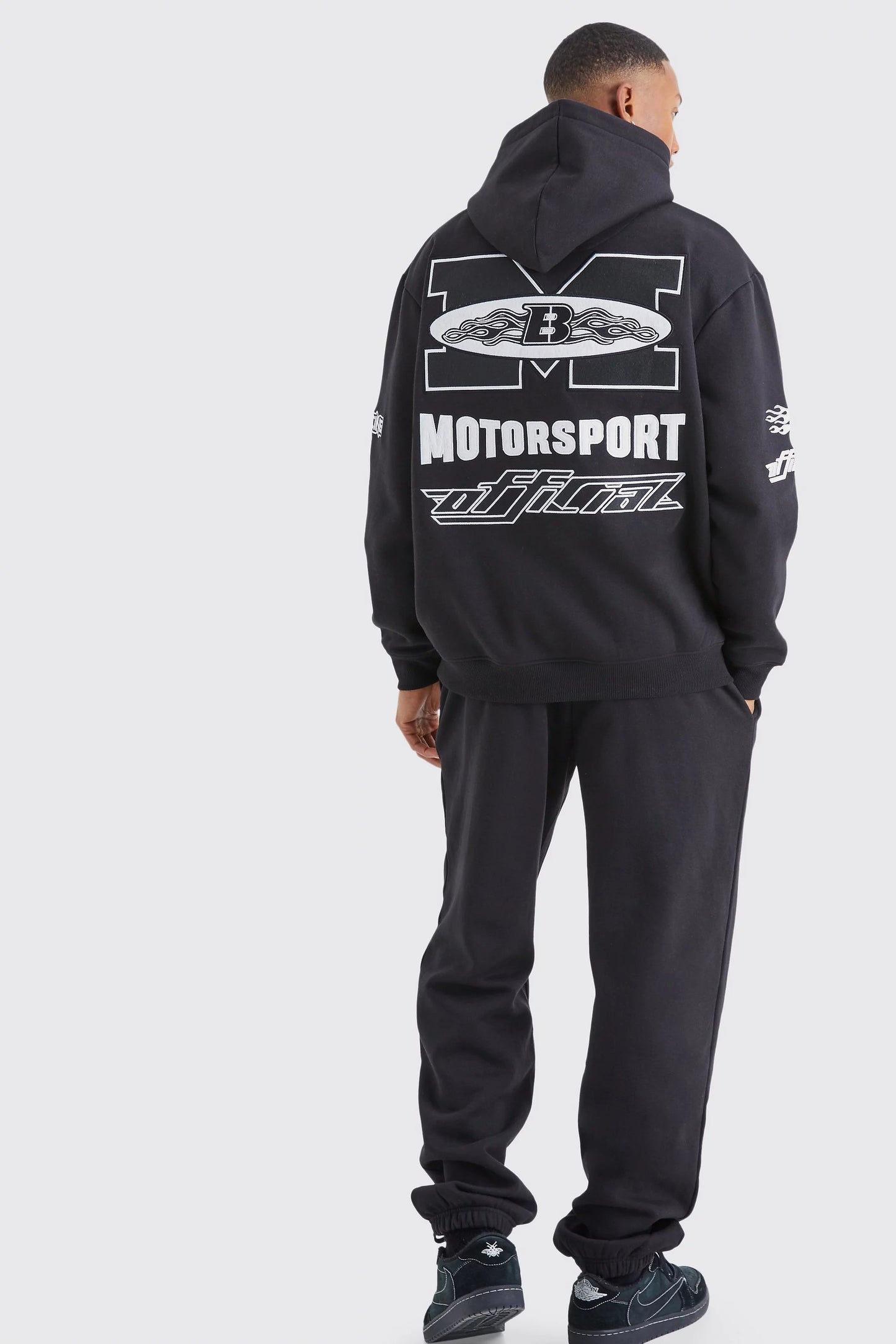 Conjunto Oversized de Canguro y pantalón Motosport