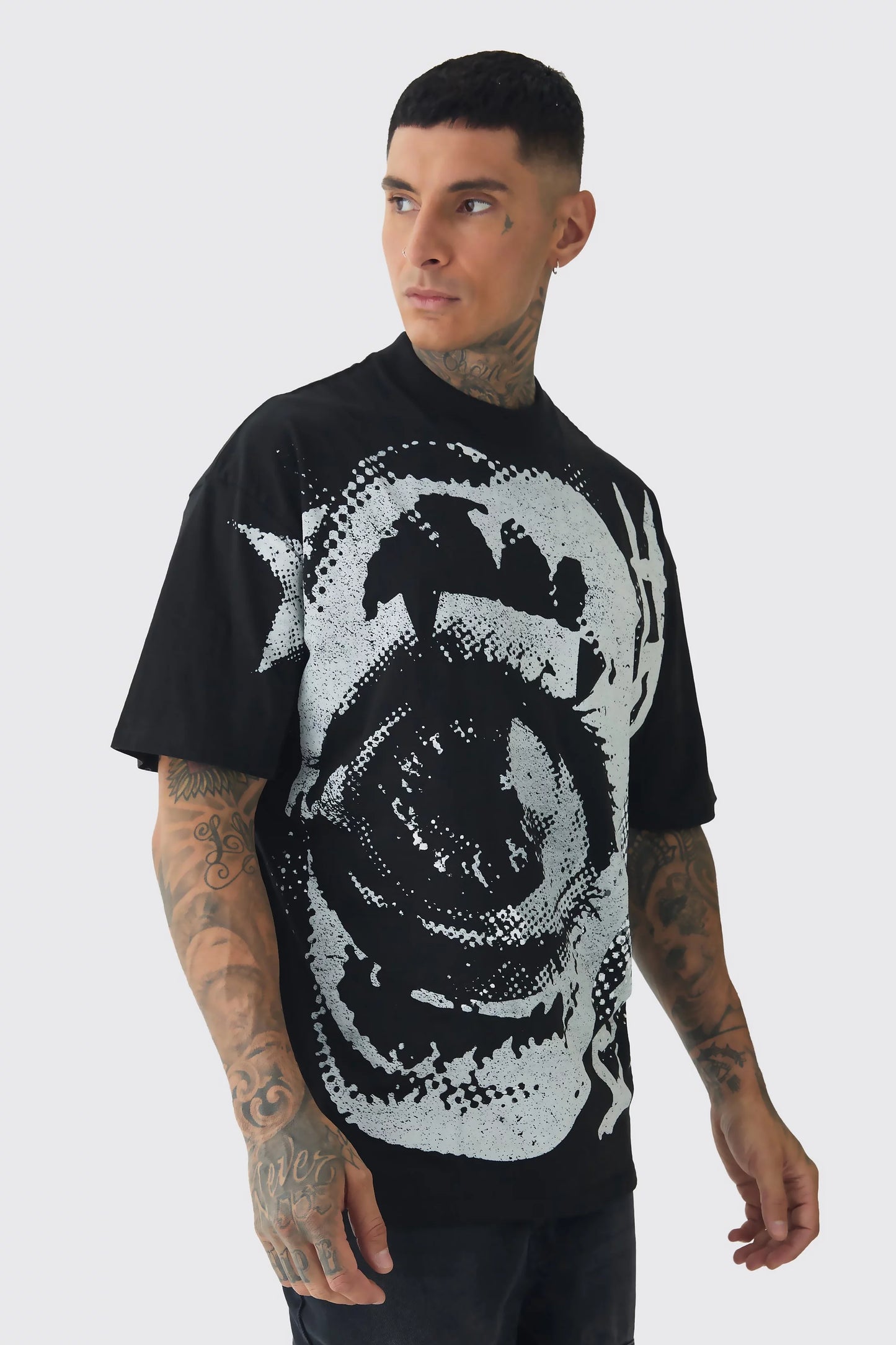 Camiseta Oversize black grillz