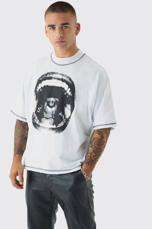 Camiseta Oversize scream