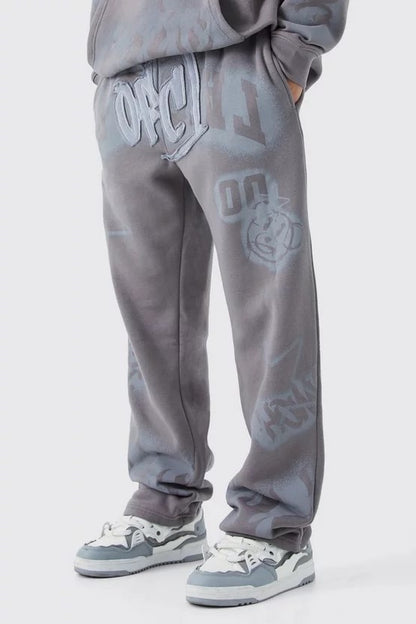 Pantalon Jogger Graffiti Tag