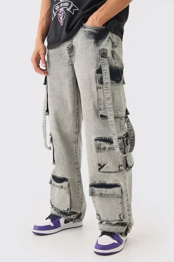 Pantalon Jean Baggy Ice Strap