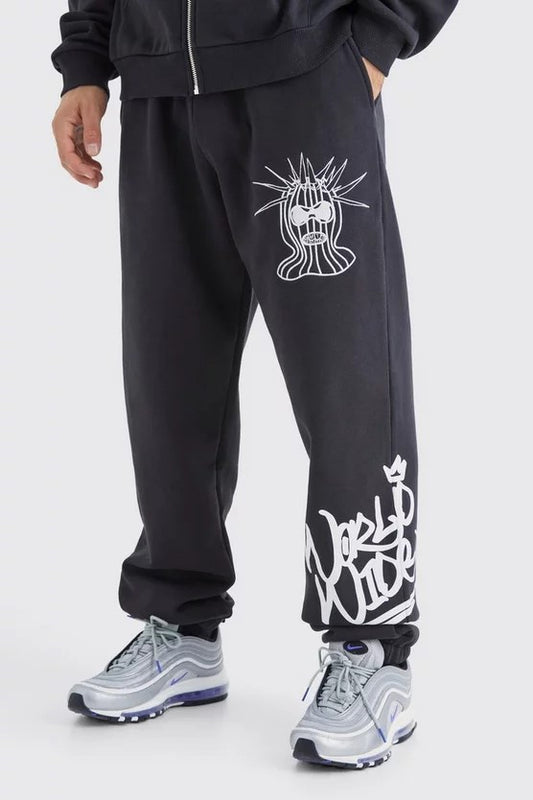 Pantalon Jogger Graffiti mask