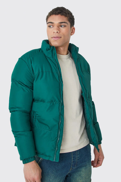 Campera Puffer Basic Green