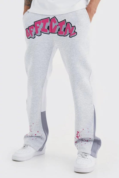 Pantalon Jogger Graffiti Paint