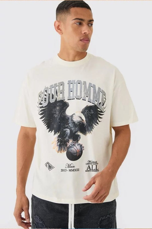 Camiseta Oversize varsity Eagle