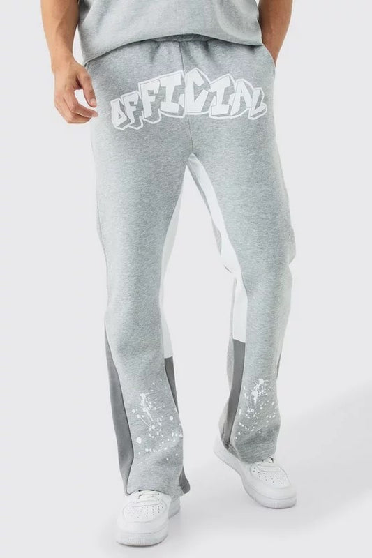 Pantalon Jogger Graffiti Official grey