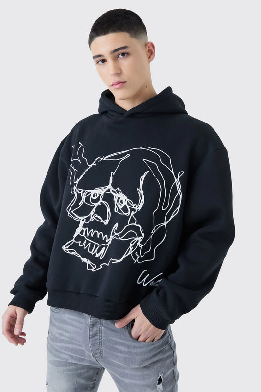 Buzo Oversized Skull art