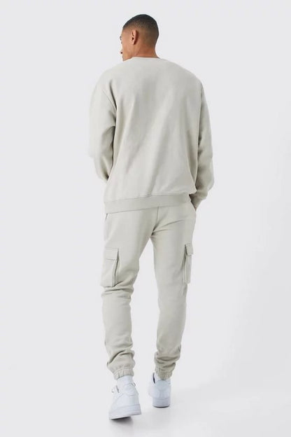 Pantalon Jogger White Cargo