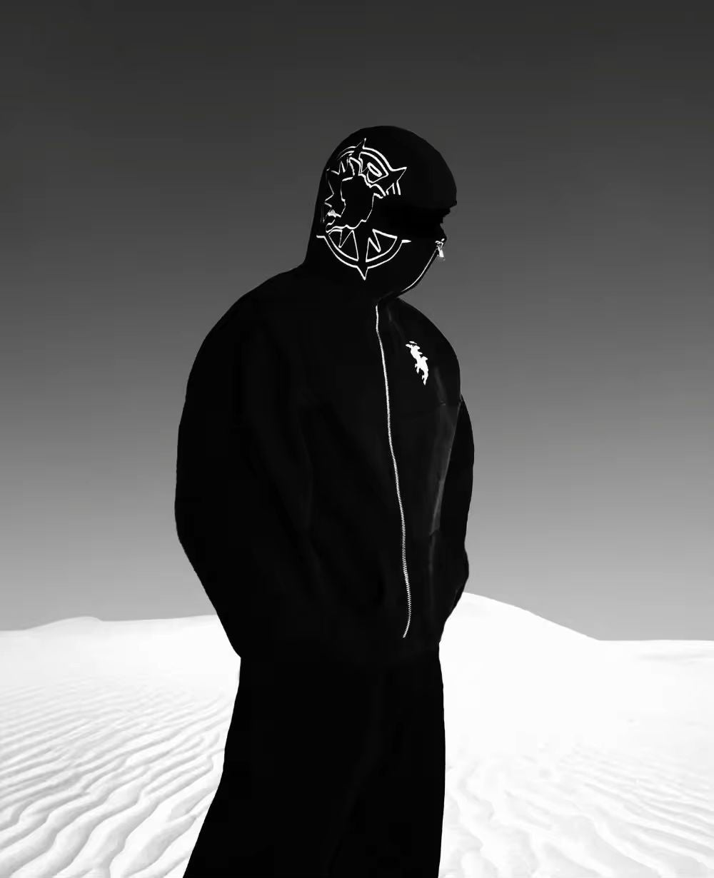 Campera Oversize Black Skimask