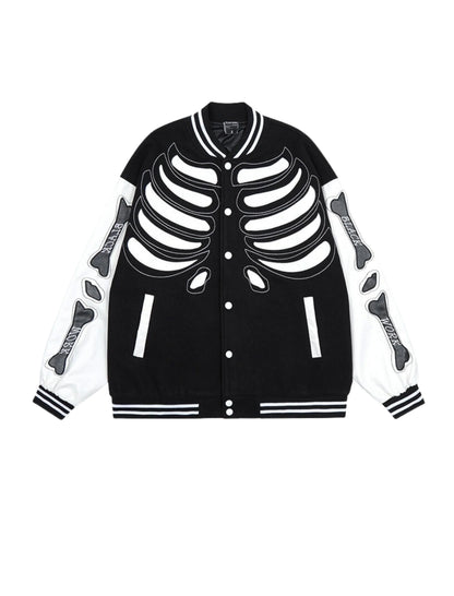 Campera Universitaria Oversized Skeletor