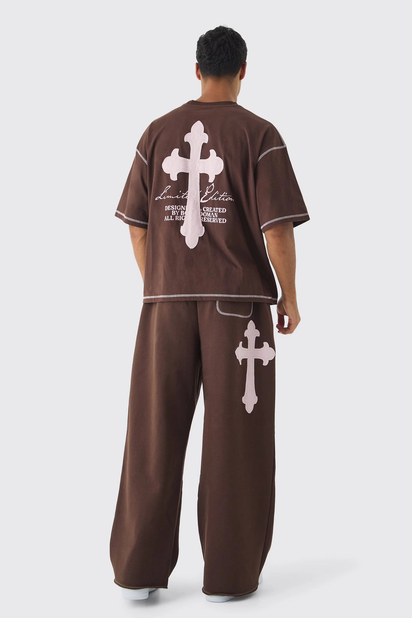 Camiseta Oversize choco cross