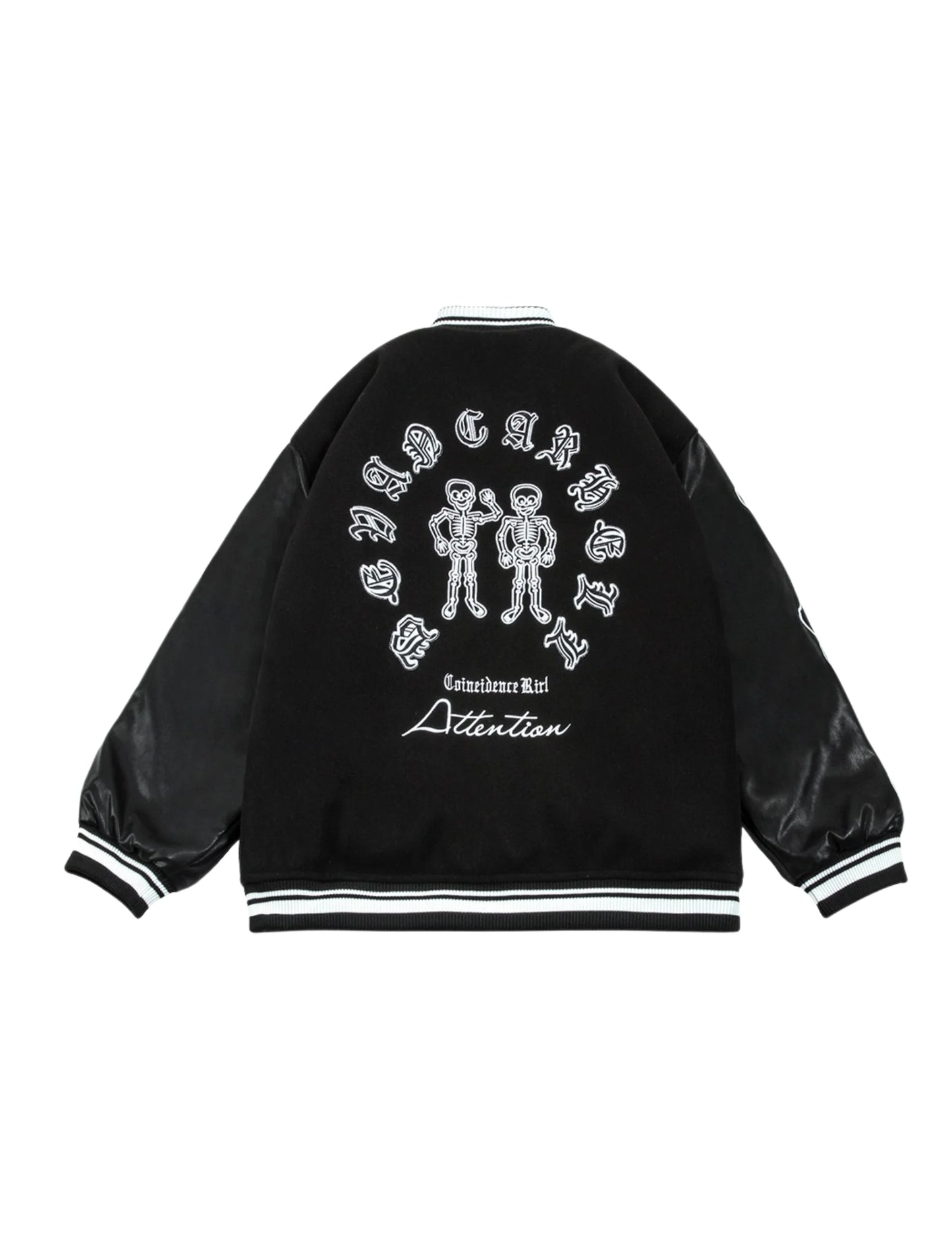 Campera Universitaria Oversized Skull