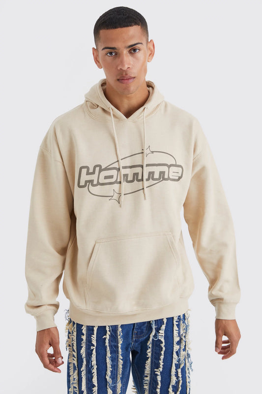 Canguro Oversize Cream Homme