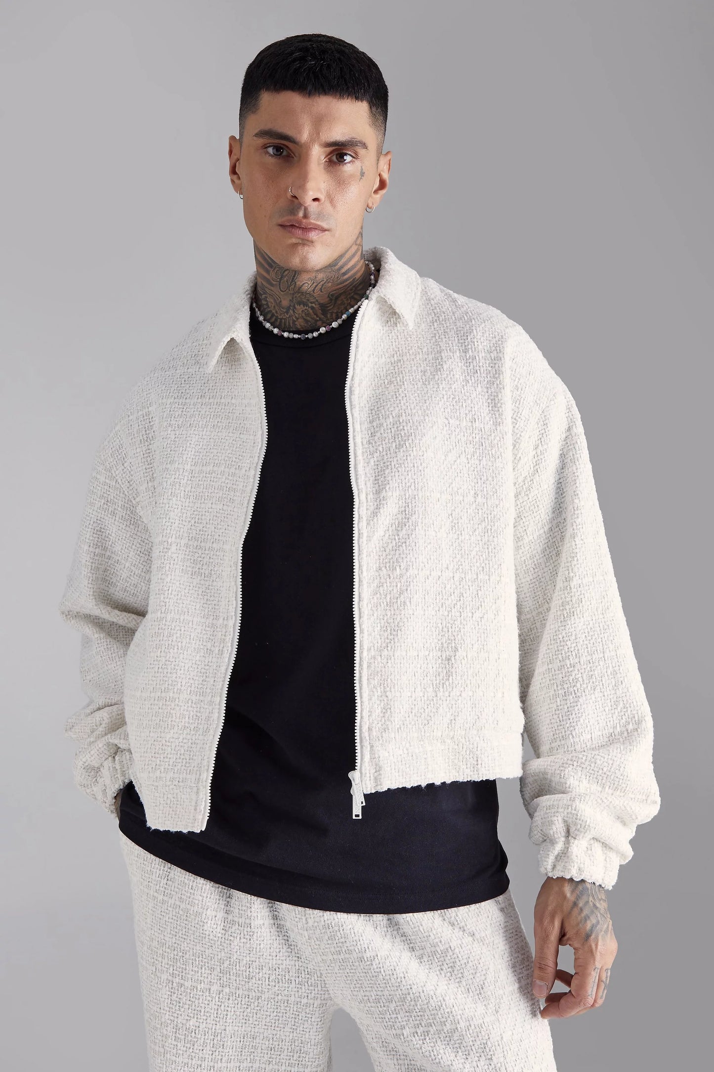 Campera Boxy Blanca