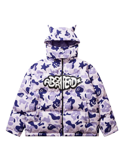 Campera Puffer Devil Camo