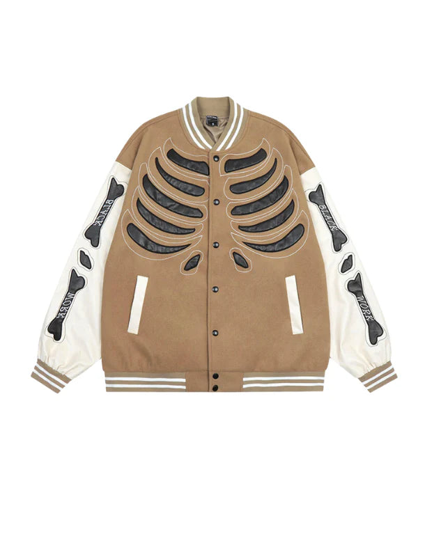 Campera Universitaria Oversized Skeletor