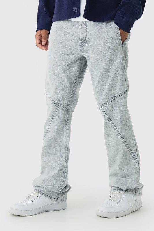 Pantalón Jean regular grey homme