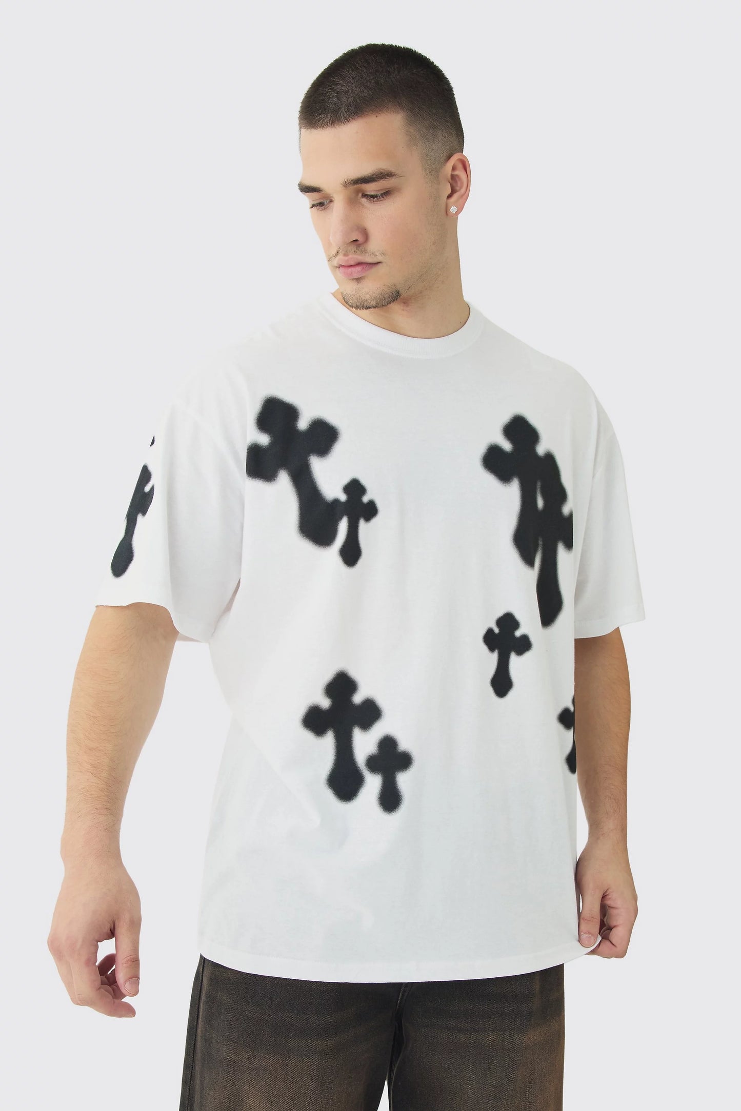 Camiseta Oversize basic cross