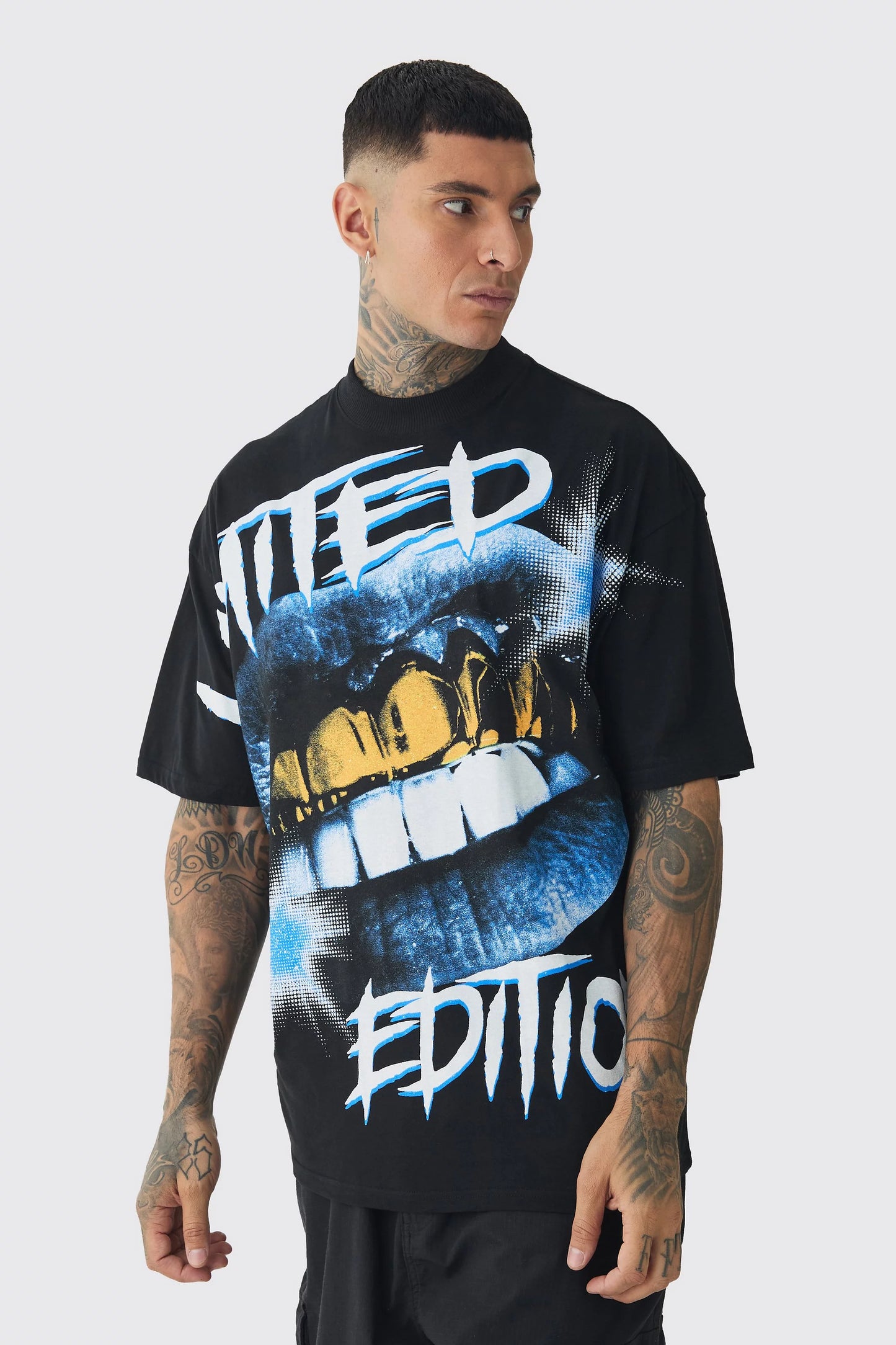 Camiseta Oversize Lmtd grillz