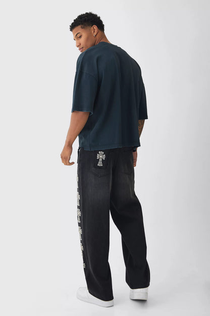 Pantalón Jean regular crossline