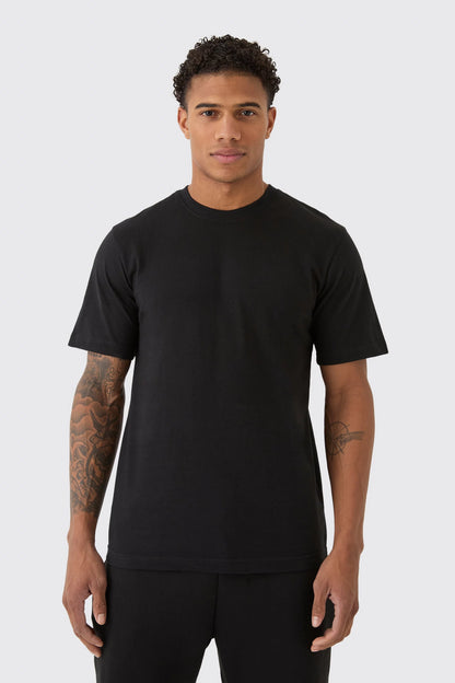 Camiseta basic black + Camiseta homme dove