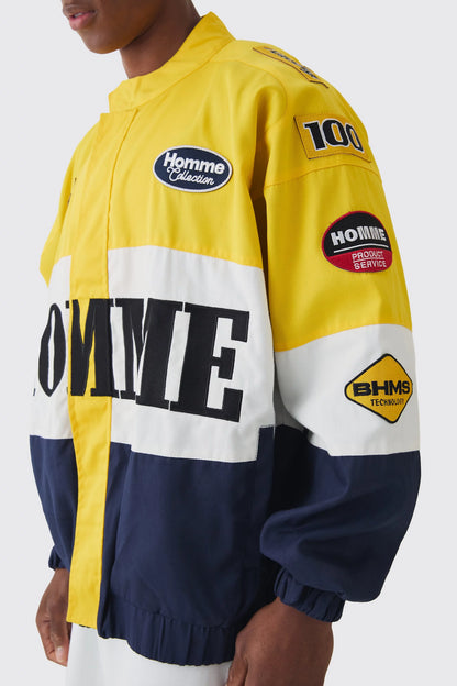 Campera Oversize Homme Racing moto