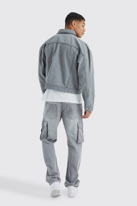 Jean cargo Grey