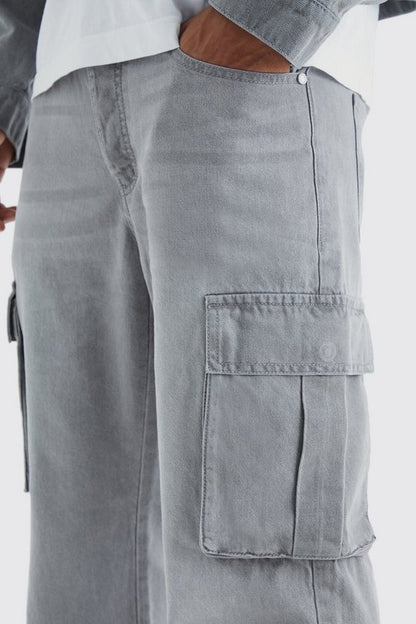 Jean cargo Grey